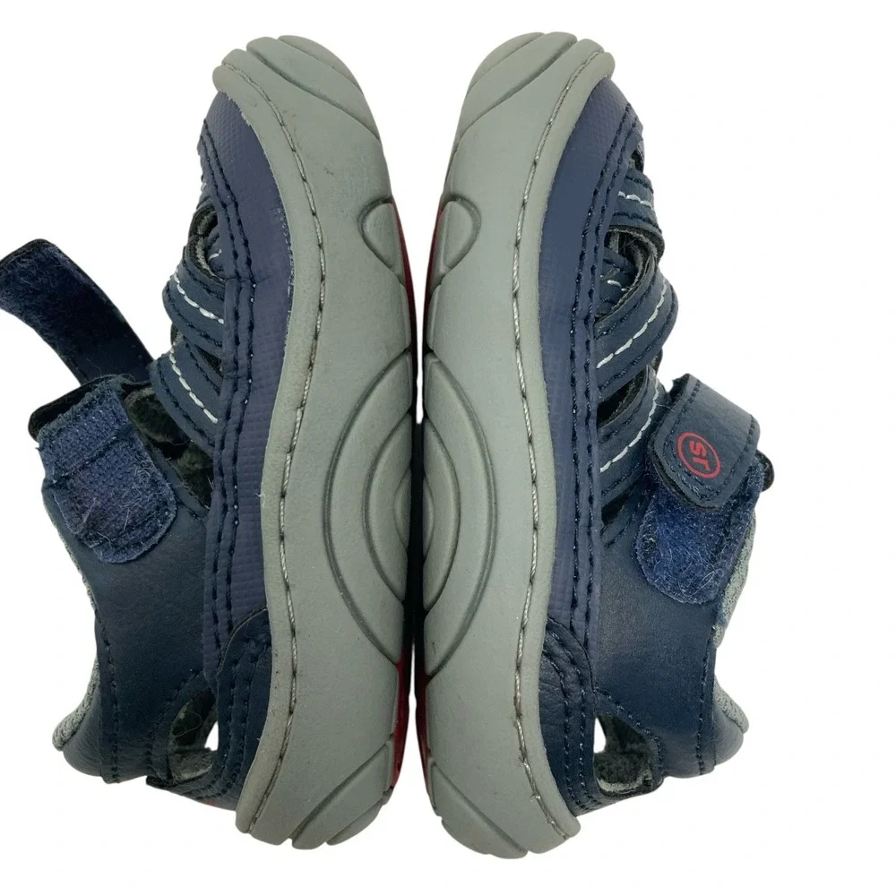 Stride‎ Rite 360 Kids Size 3M Amos 2.0 Sneaker Fisherman Sandal Blue Walking